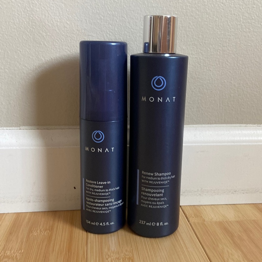 Monat shampoo and conditioner
